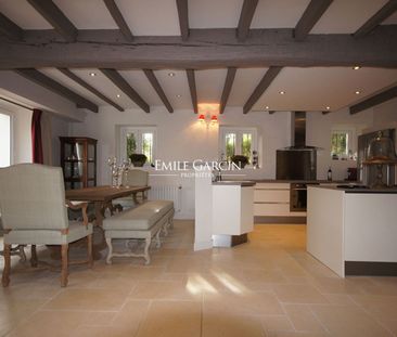 Maison à louer à Urrugne, avec piscine, tennis et vue montagnes. - Photo 6