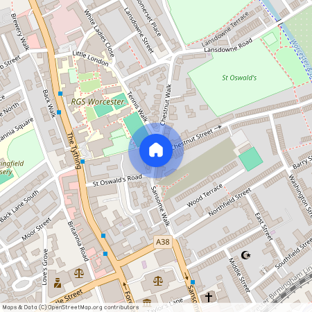 City Centre House Share - Chestnut Walk, Worcester, WR1
