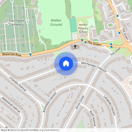 Minchenden Crescent, London, Greater London, N14