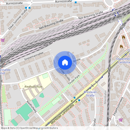 Tiroler Straße, 60596 Frankfurt am Main - Sachsenhausen