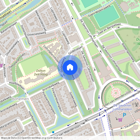 Bohemen en Meer en Bos, 2555 RT, Godetiaweg, Den Haag