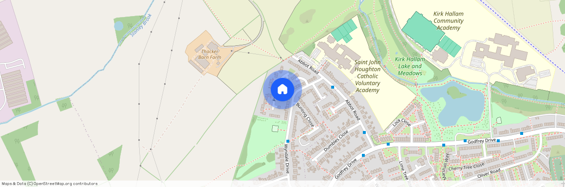 Priory Close, Kirk Hallam, Ilkeston, Derbyshire, DE7