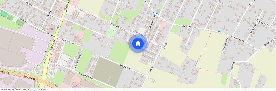 ul. Wiązowa, Czułów, Tychy, śląskie
