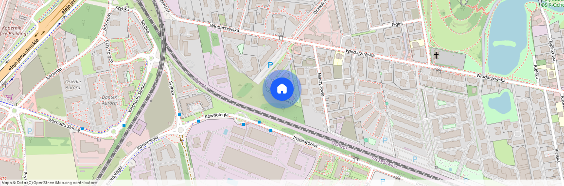 ul. Włodarzewska, Szczęśliwice, Ochota, Warszawa, mazowieckie