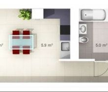 2.5 Zimmer, 55 m², 1. Stock - Foto 5