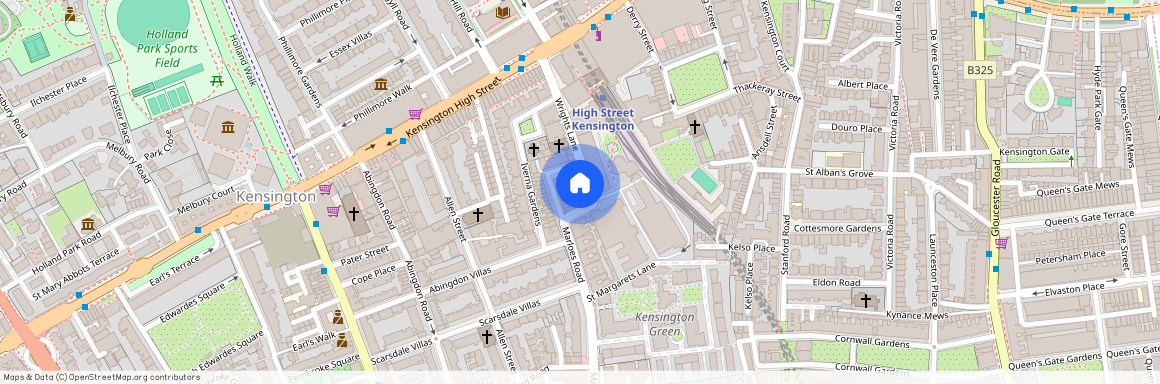 Wrights Lane, W8, London