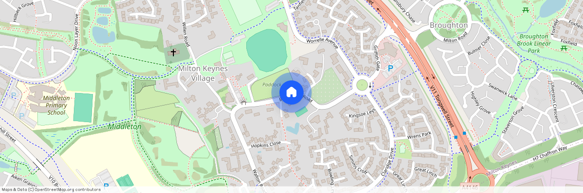 Broughton Road, Milton Keynes Village, MK10