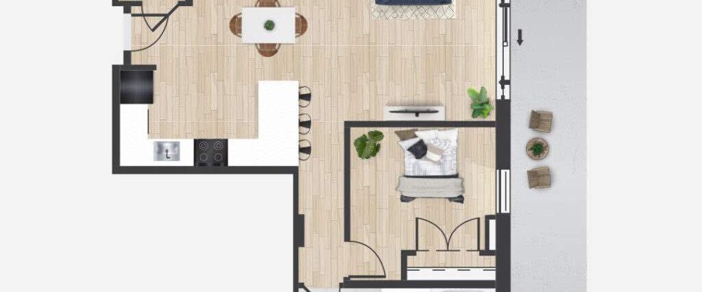 1 CH - 1 SDB - Gatineau - $2,070 /mo - Photo 1