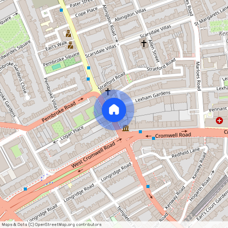 Earls Court Road London W8