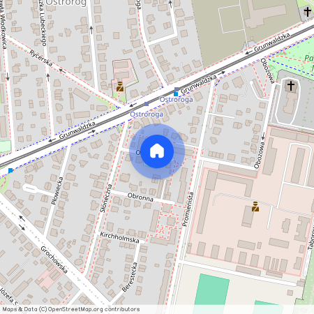 ul. Orężna, Grunwald, Grunwald, Poznań, wielkopolskie