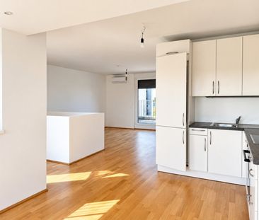 Exklusive Dachgeschosswohnung mit spektakulärem Donau- & Stadtblick - Foto 4