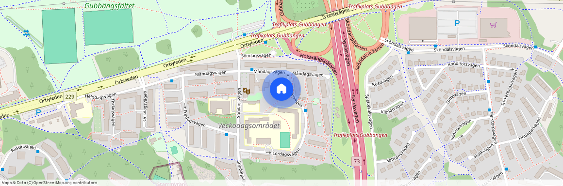 Gubbängen, Stockholm, Måndagsvägen 36