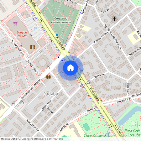 mazowieckie, Warszawa, Mokotów, Sadyba, Powsińska