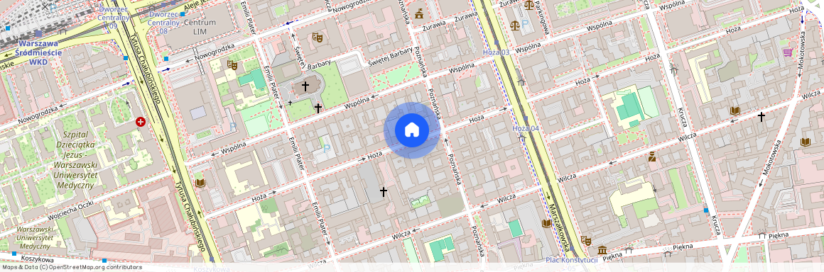 Hoża 62, Warszawa, Śródmieście, Śródmieście Południowe