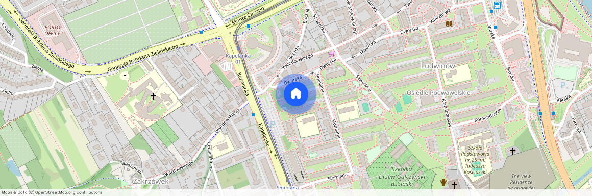 ul. Słomiana, Ludwinów, Dębniki, Kraków, małopolskie