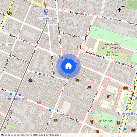 Türkenstraße, 80799 München