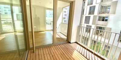 Donaumarina: Moderne 2 Zimmer-Wohnung mit Loggia samt Gym & Sauna zu mieten in 1020 Wien - Photo 3