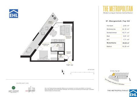 THE METROPOLITAN - Modern Living im belebten Sonnwendviertel! - Foto 3
