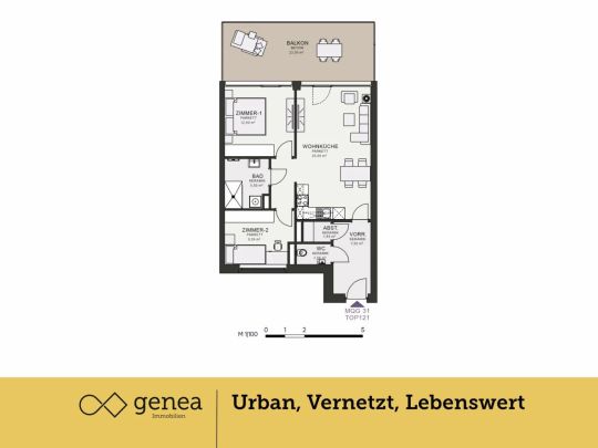 MQG | ERSTBEZUG | Urbanes Wohnen | Frisch und modern - Foto 1