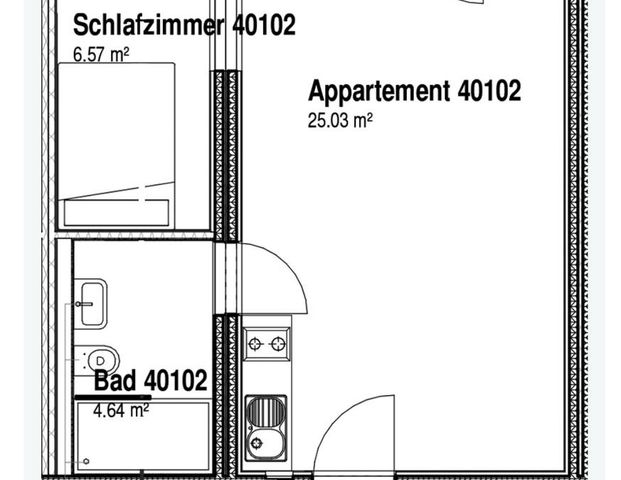 1,5 Zimmer zum 01.11.25 mit Terrasse - Foto 1