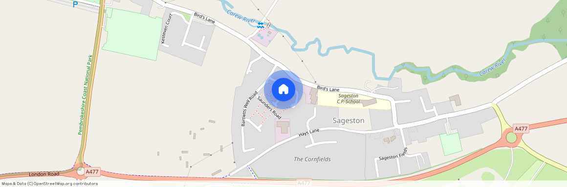 Hop Gardens Road, Sageston, Tenby, Pembrokeshire, SA70