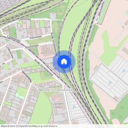 ul. Budki Szczęśliwickie, Szczęśliwice, Ochota, Warszawa, mazowieckie