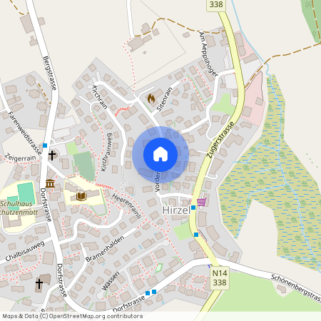 8816, Hirzel, Vorderi Siten