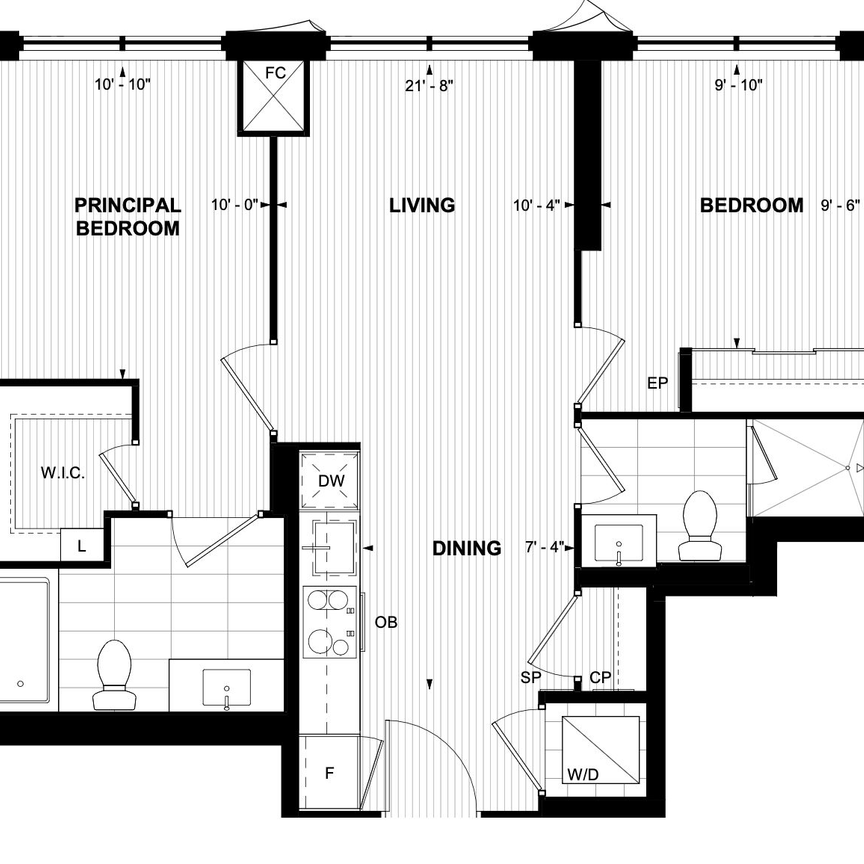 For Lease - 25 Cordova Avenue Unit# 814, Toronto, Ontario - Photo 2