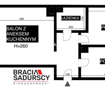 3 pok. | balkon | parking | ul. Dębskiego | SKM - Photo 3