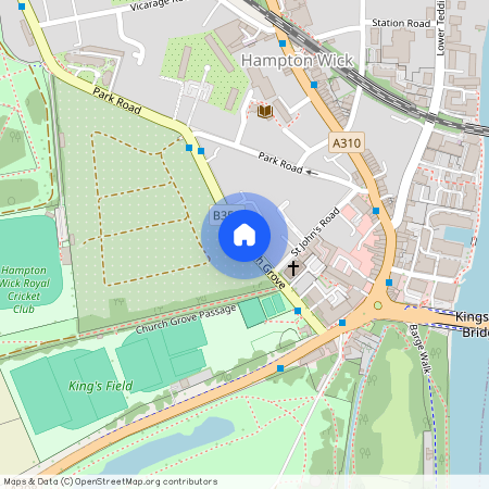 Church Grove, Hampton Wick, Kingston upon Thames, KT1