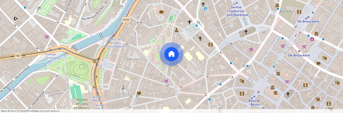 Rue Rempart des Moines, 88, 1000, Brussel