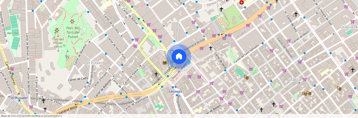 Plaça de Lesseps, Barcelona, Catalonia 08023