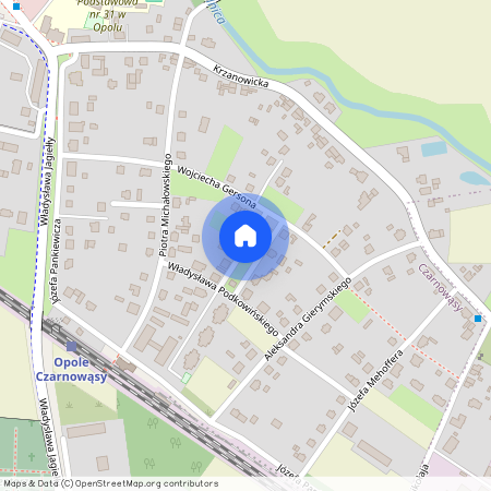 ul. 1 Maja, Czarnowąsy, Opole, opolskie