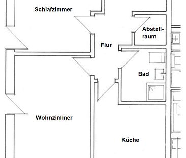 Schöne 2-Zimmer-Wohnung mit großem sonnigem Balkon in ruhiger Lage - Photo 4