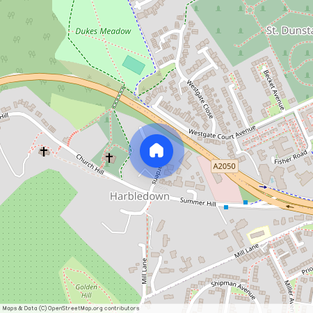 Lanfranc Gardens, Harbledown, Canterbury