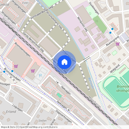 Skogängsvägen 7F, Bromsten