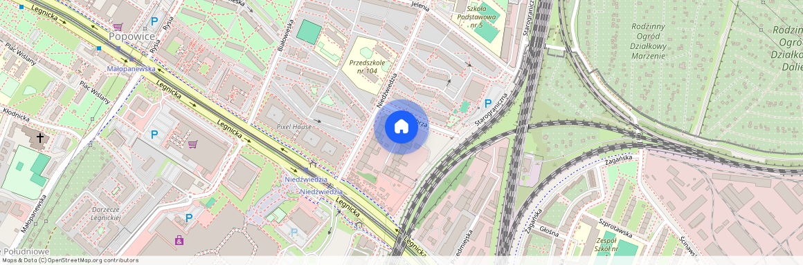 ul. Żubrza, Popowice Północne, Fabryczna, Wrocław, dolnośląskie