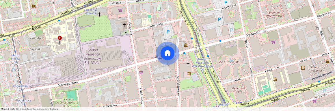 ul. Grzybowska, Czyste, Wola, Warszawa, mazowieckie