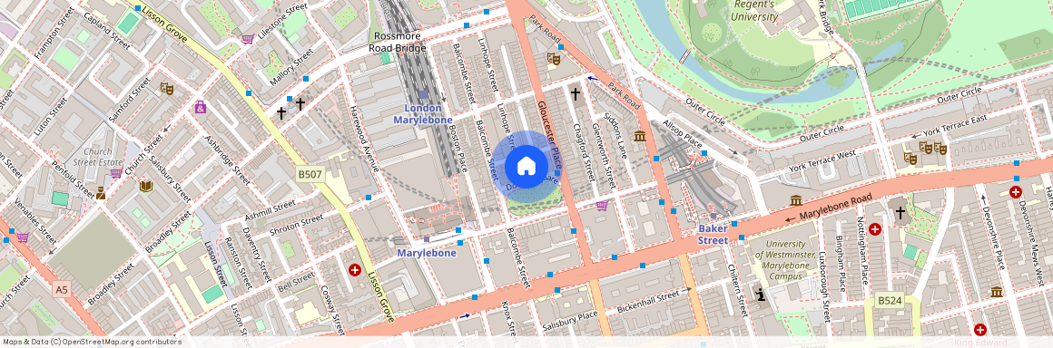 Melcombe Court, Dorset Square, Marylebone, NW1