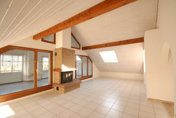 Grosszügige 4½-Zimmer-Dachwohnung mit Wintergarten & Cheminée in Re... - Photo 1