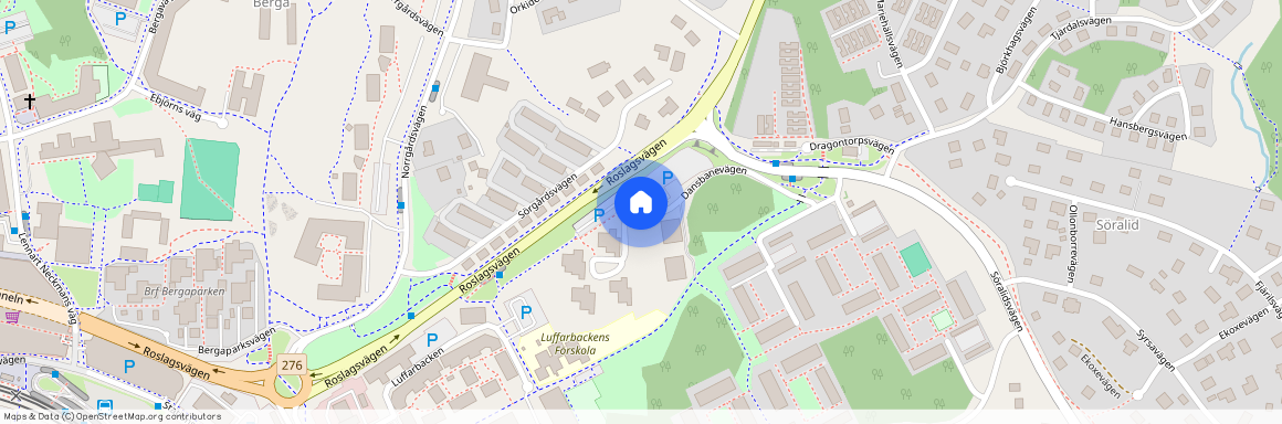 Dansbanevägen, Åkersberga