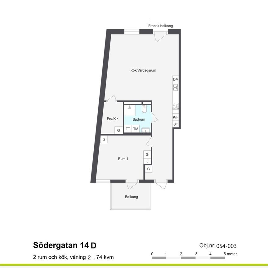 Södergatan 14D, Eslöv Centrum - Foto 1