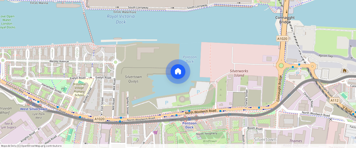 Millet Place, Pontoon Dock