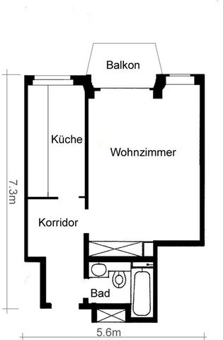 Hübsche Single-Wohnung mit Gartensitzplatz - Foto 4