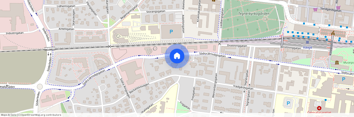 Söder, Växjö, Kronoberg, Södra Järnvägsgatan 33