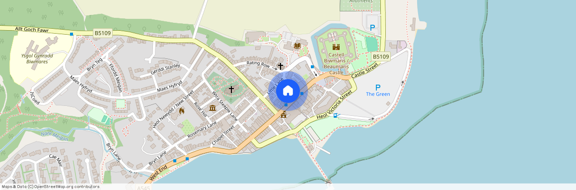 Bulkeley Cottages, Beaumaris, Isle of Anglesey, LL58