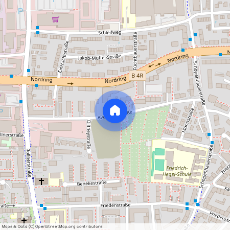 Avenariusstraße, 90409 Nürnberg (Mittelfr) - Nordstadt