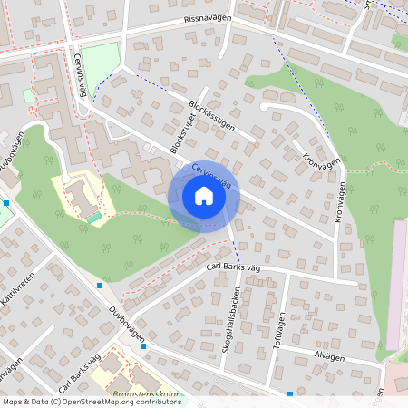 Cervins väg, Stockholm