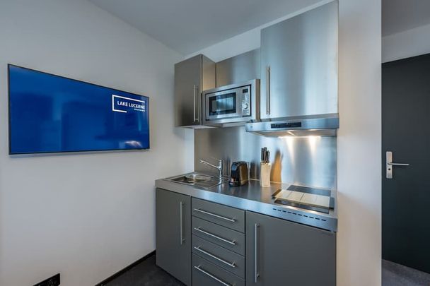 "Neues möbliertes Studio an sehr zentraler Lage in Kriens" - Photo 1