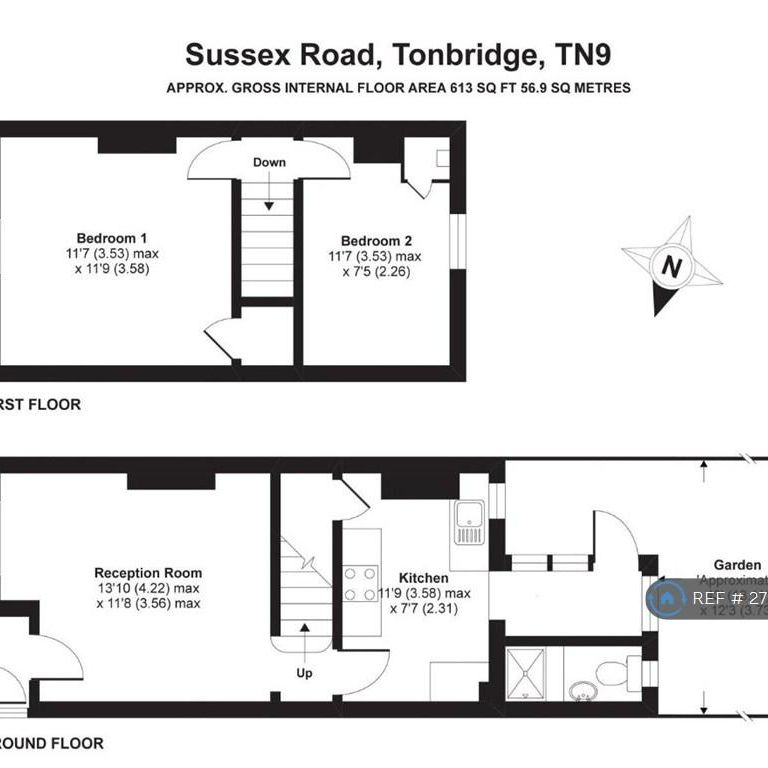 2 bedroom terraced house to rent - Photo 1
